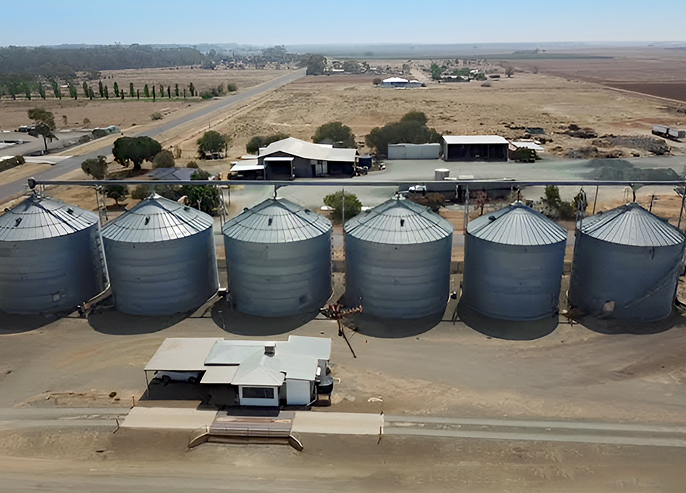 Kondos corn milling facility in Darlington Point NSW
