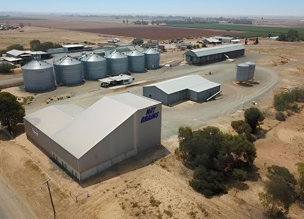 Kondos grain facility in Hay NSW
